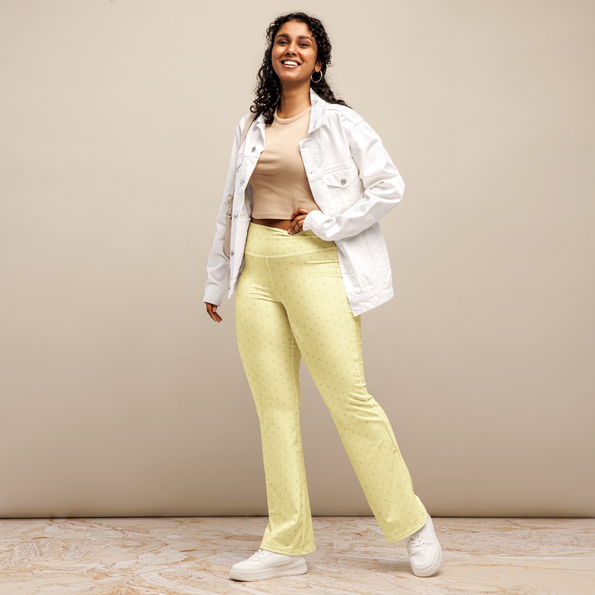 Lemon Drop Flare Leggings