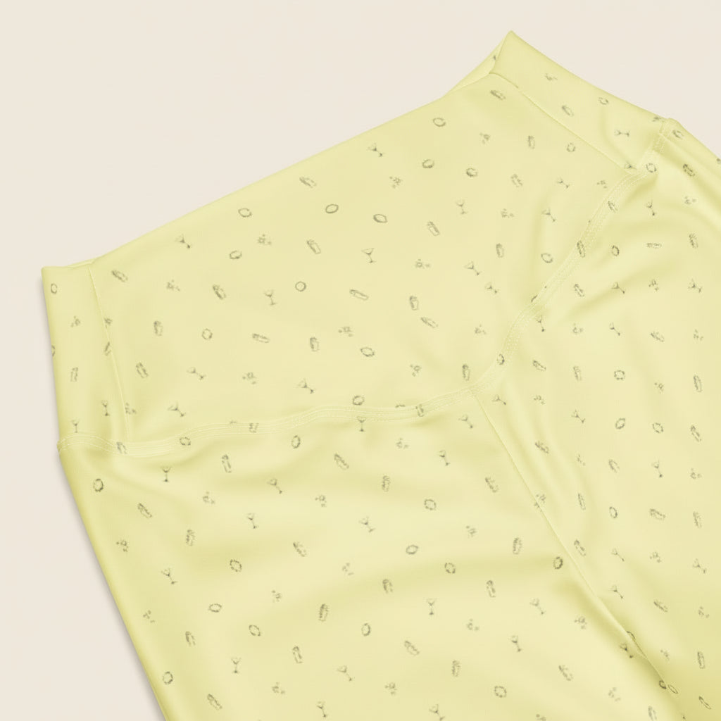 Lemon Drop Flare Leggings