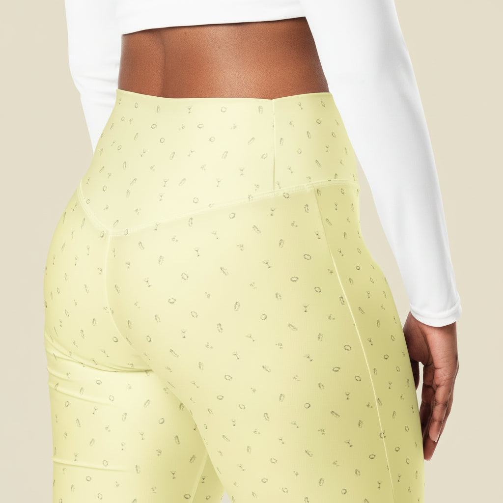 Lemon Drop Flare Leggings