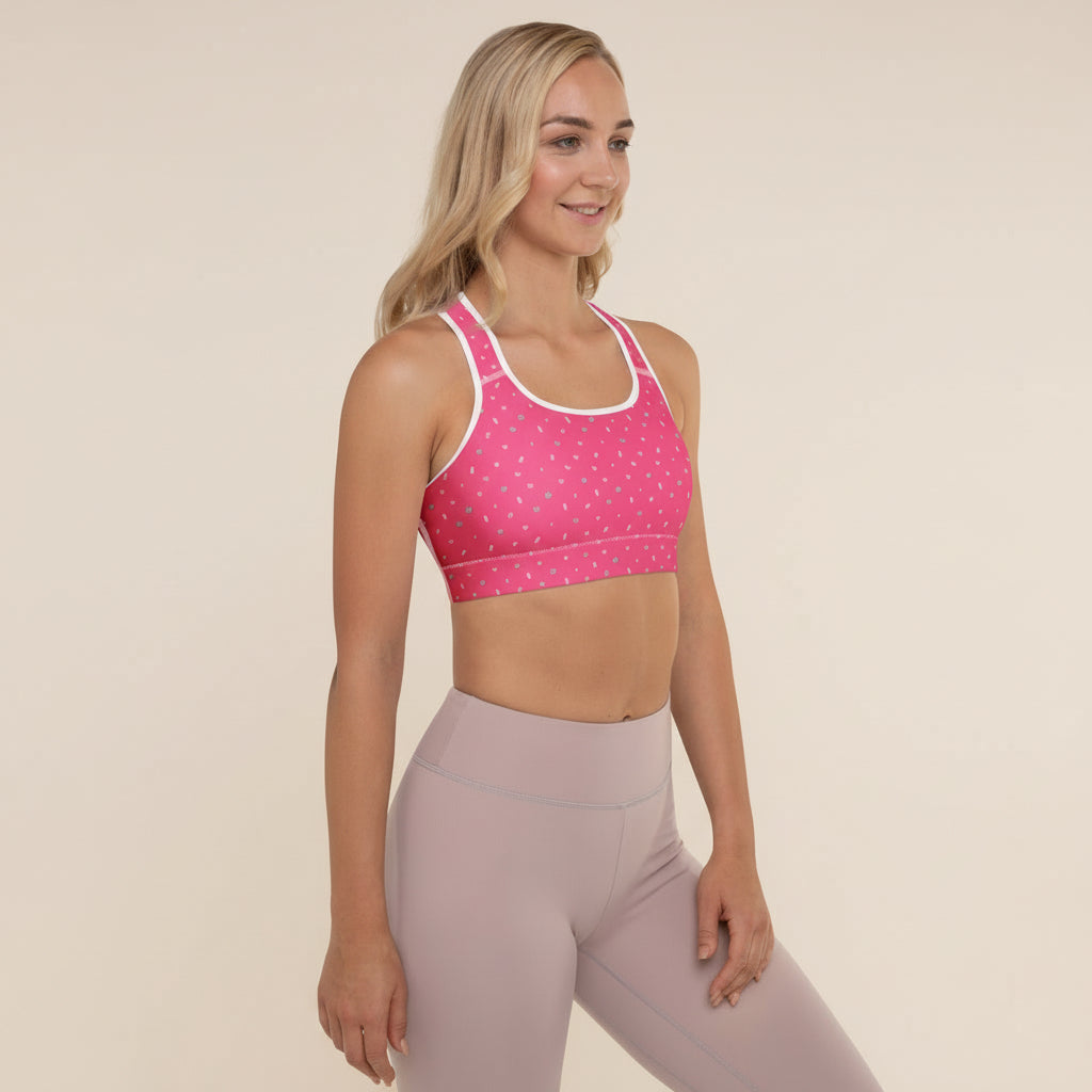 Girl Math Padded Sports Bra