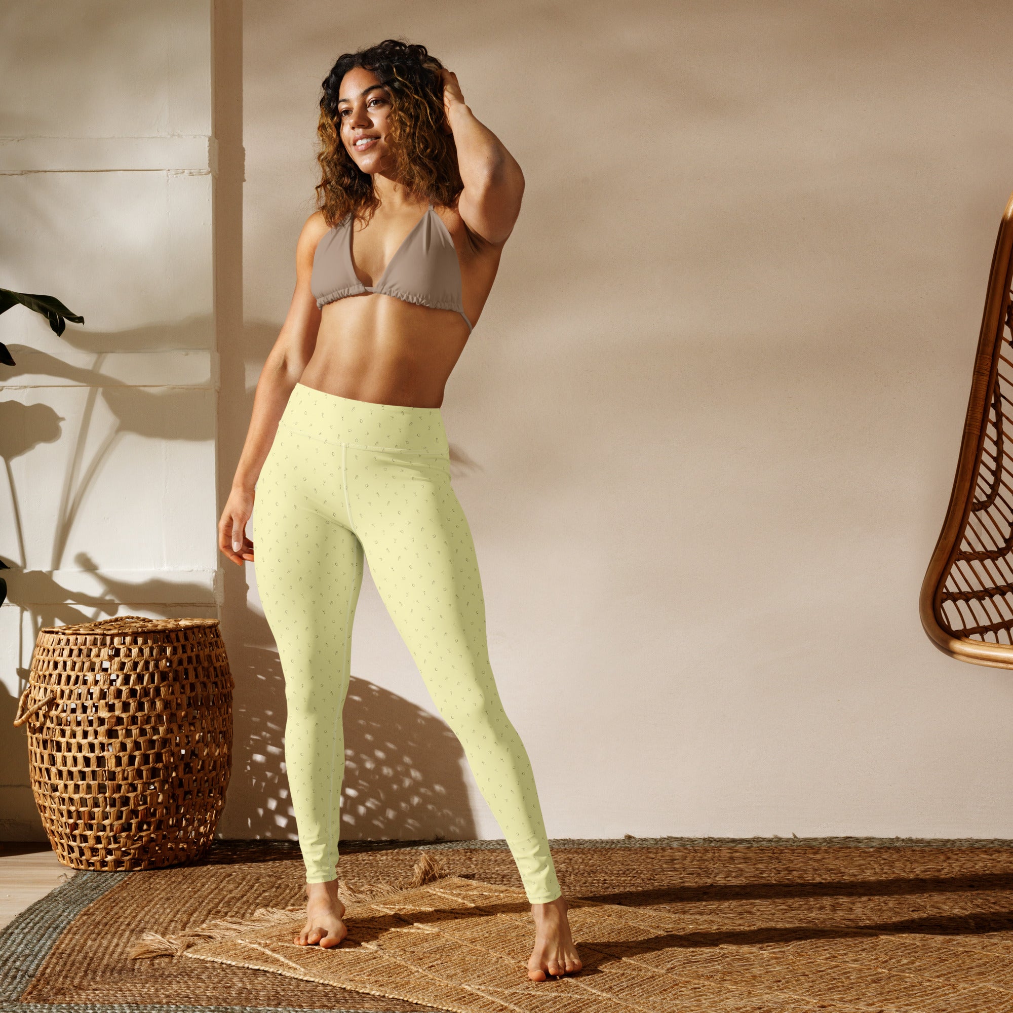 Lemon Drop Yoga Leggings