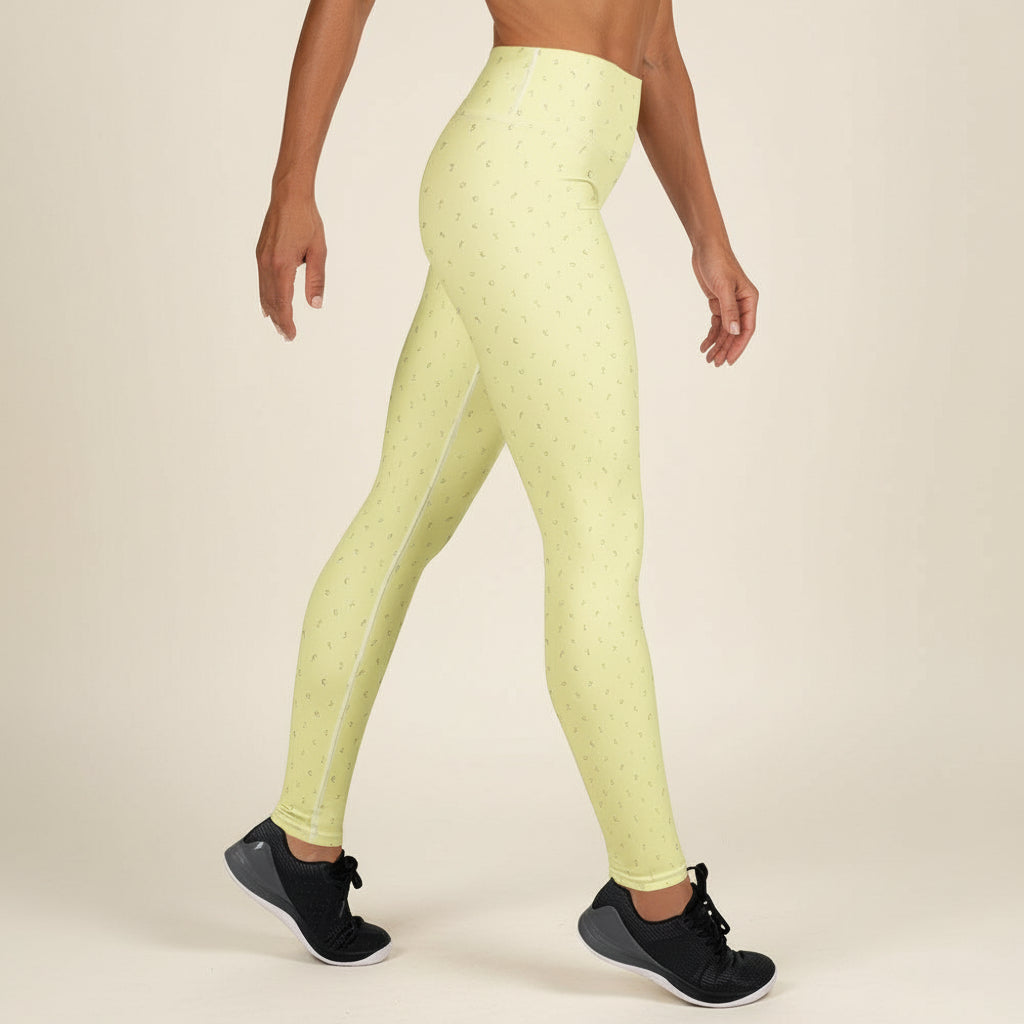 Lemon Drop Yoga Leggings