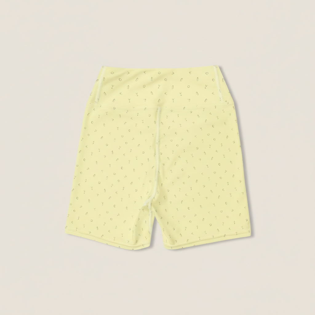 Lemon Drop Yoga Shorts