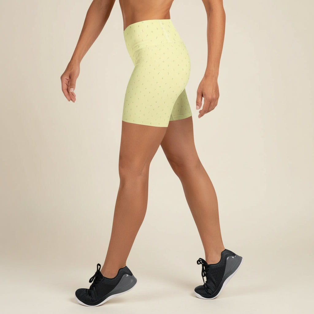 Lemon Drop Yoga Shorts